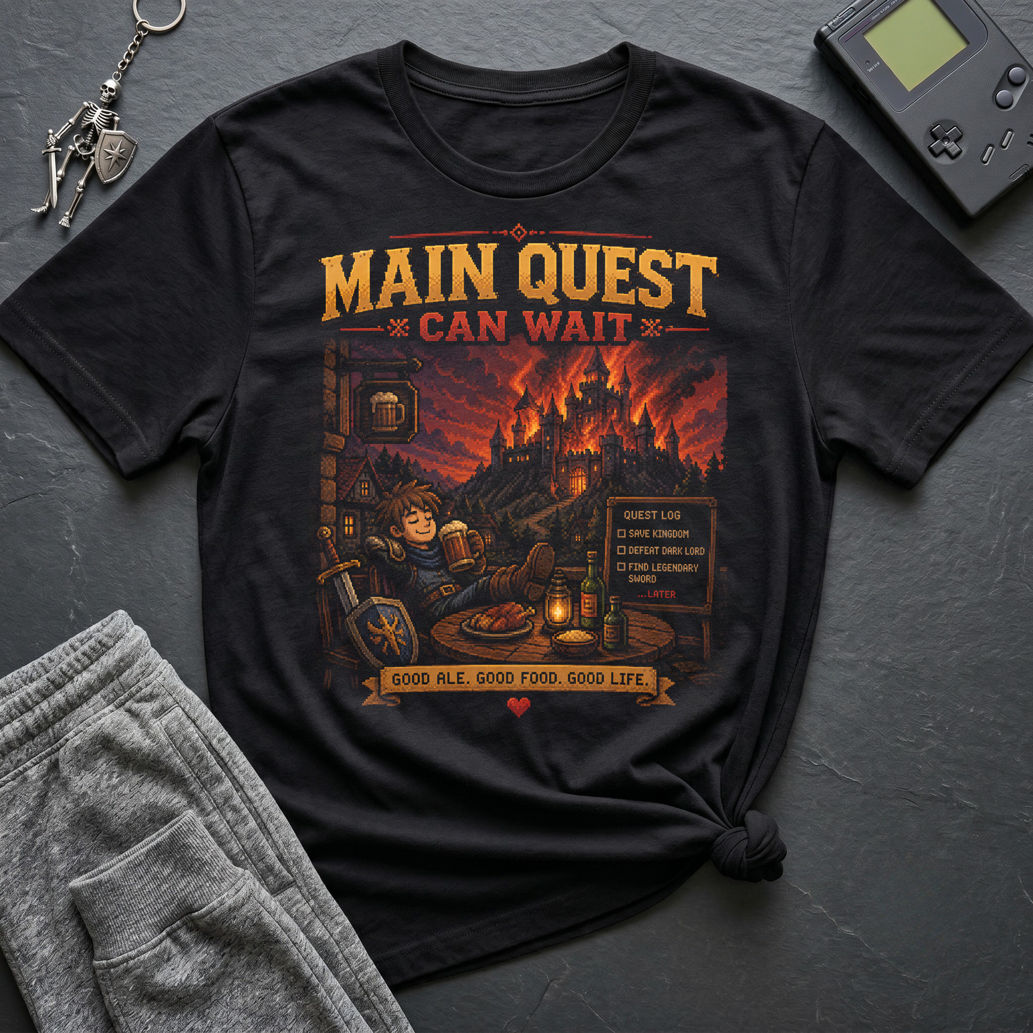 Main Quest Can Wait T-Shirt
