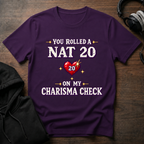 Nat 20 Charisma Check T-Shirt