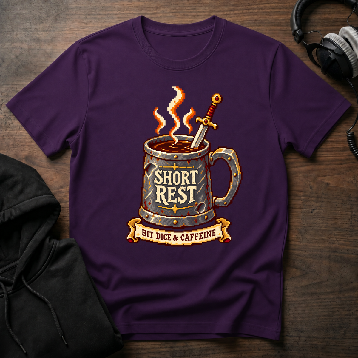 Short Rest Caffeine T-Shirt