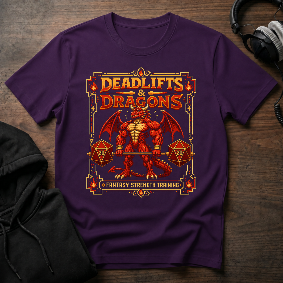 Deadlifts & Dragons T-Shirt