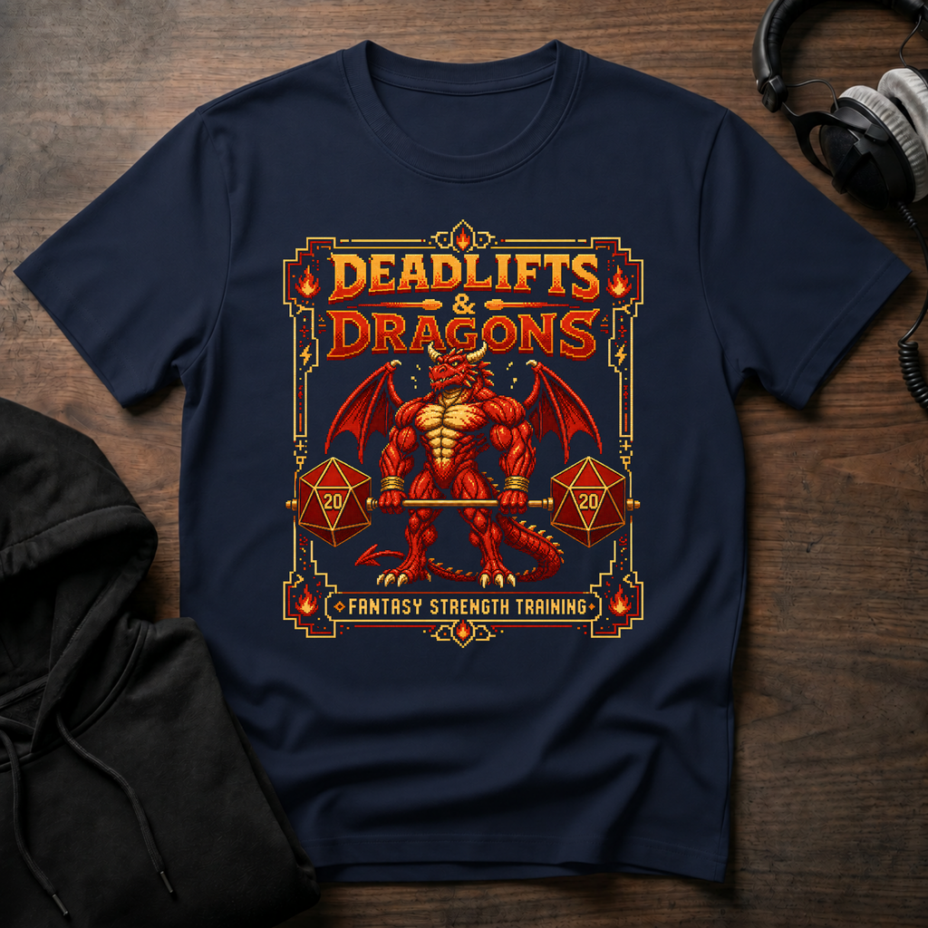 Deadlifts & Dragons T-Shirt