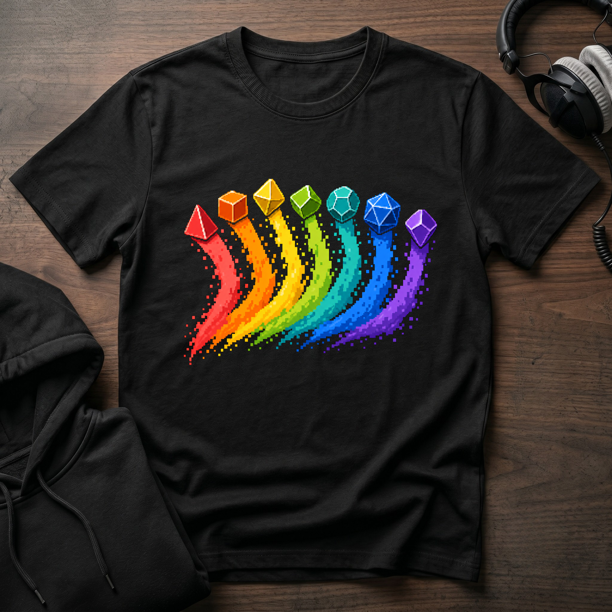 Rainbow Dice Set T-Shirt