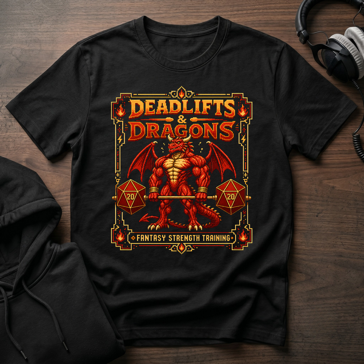 Deadlifts & Dragons T-Shirt