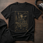 Wizard Riding Tortoise T-Shirt