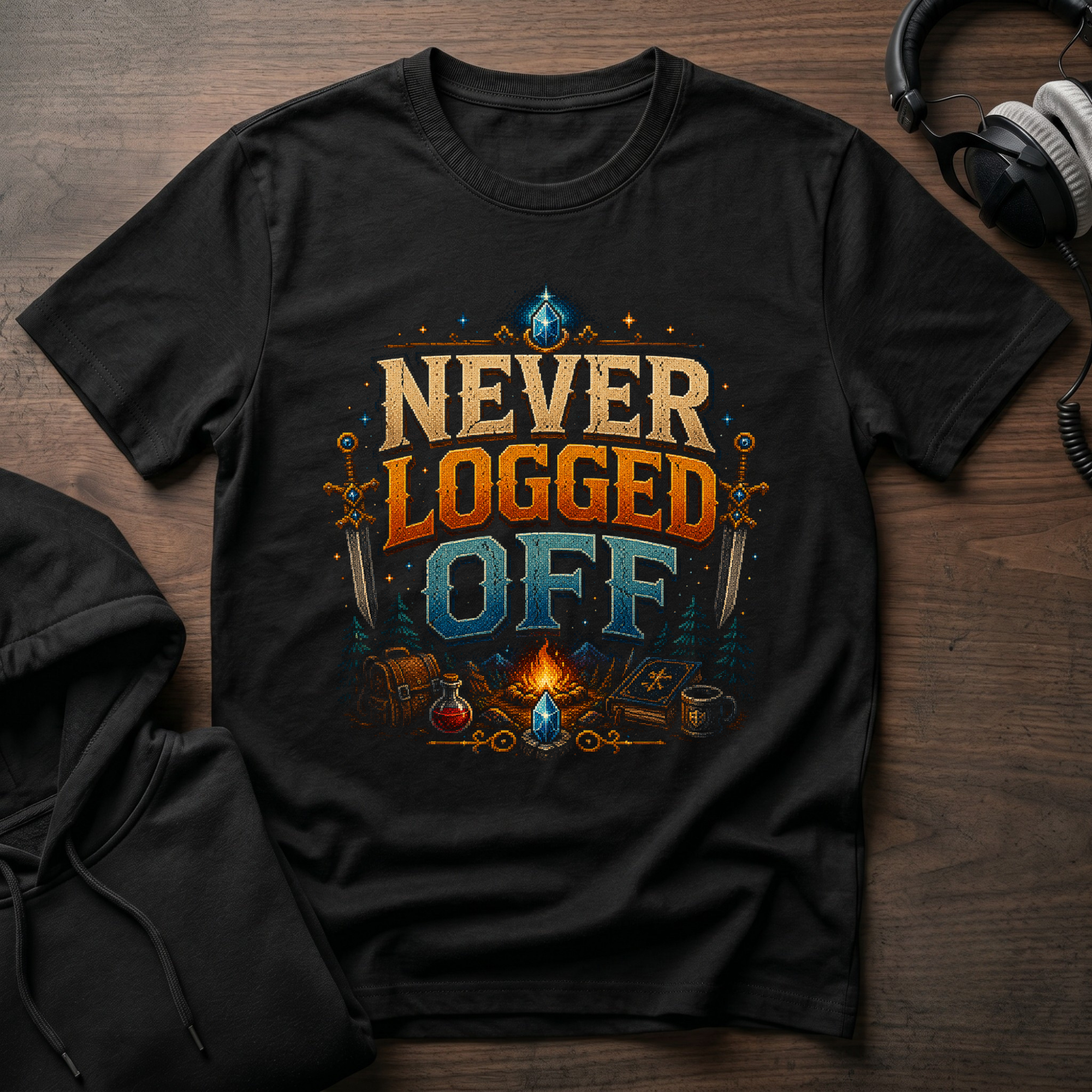 Never Logged Off T-Shirt
