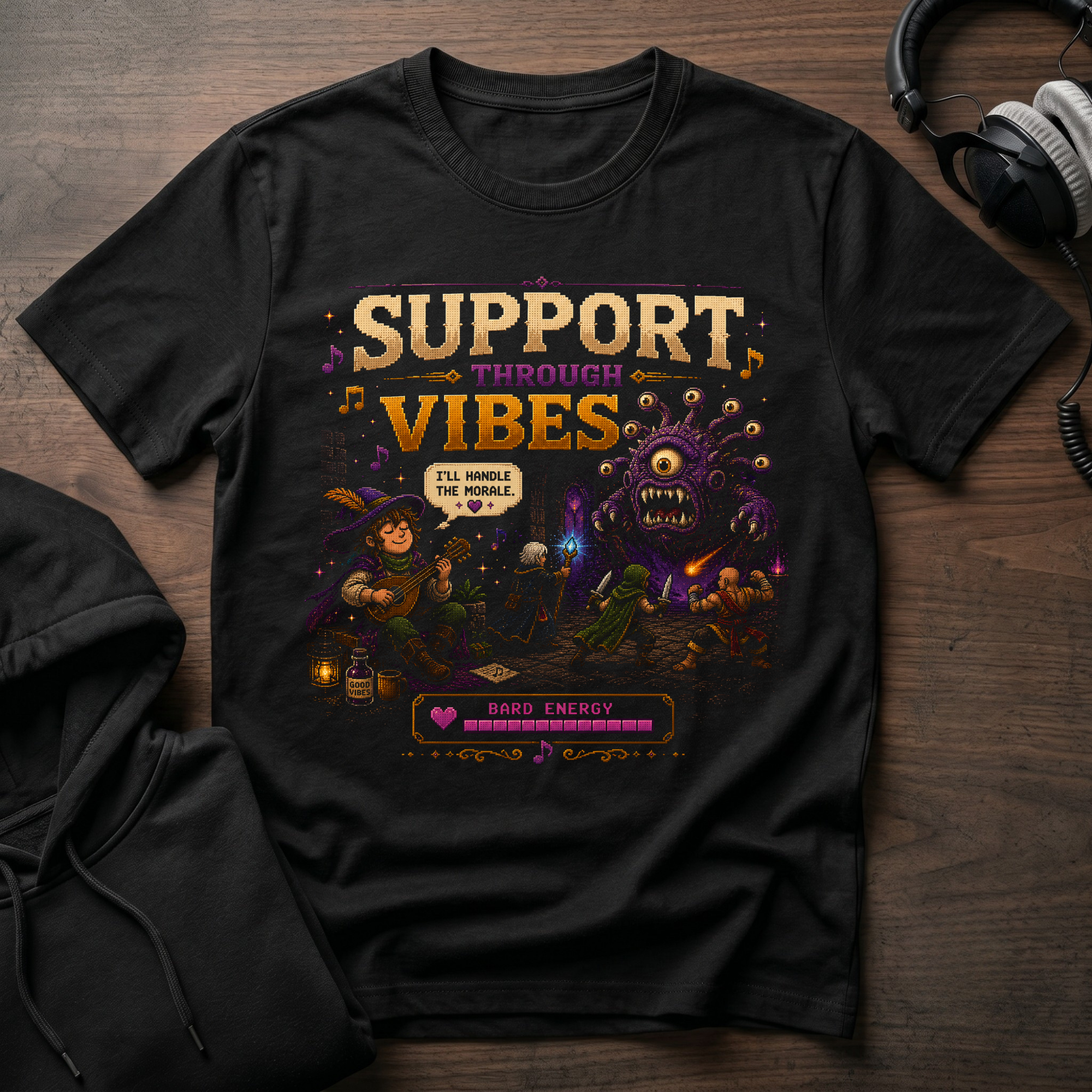 Support Through Vibes T-Shirt